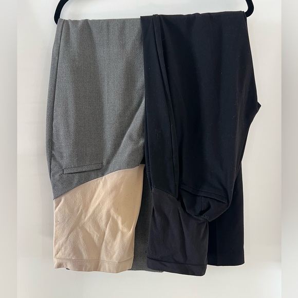 Motherhood Pants - Motherhood Maternity, Gray and Black Dress Pants Bundle, Small